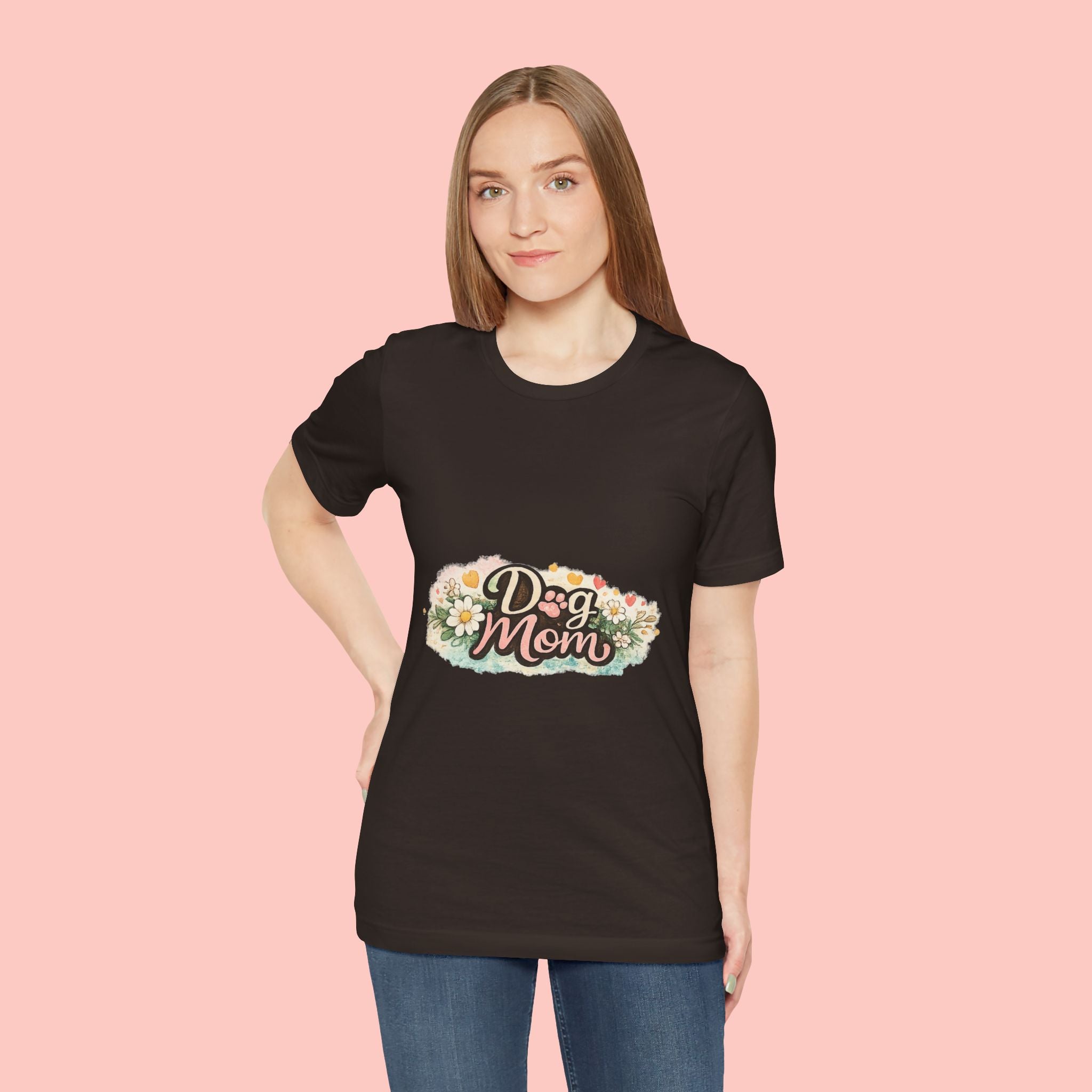 Dog Mom Floral Tee