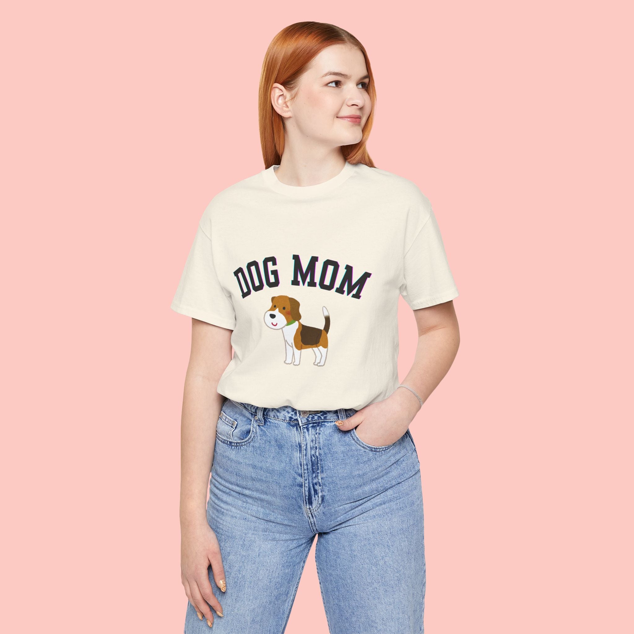 Dog Mom T-Shirt — Cute Beagle Graphic Tee for Dog Lovers