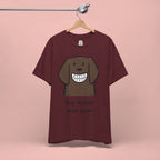 Dog Mother Wine Lover T-Shirt — Cute Cartoon Dog Graphic Tee