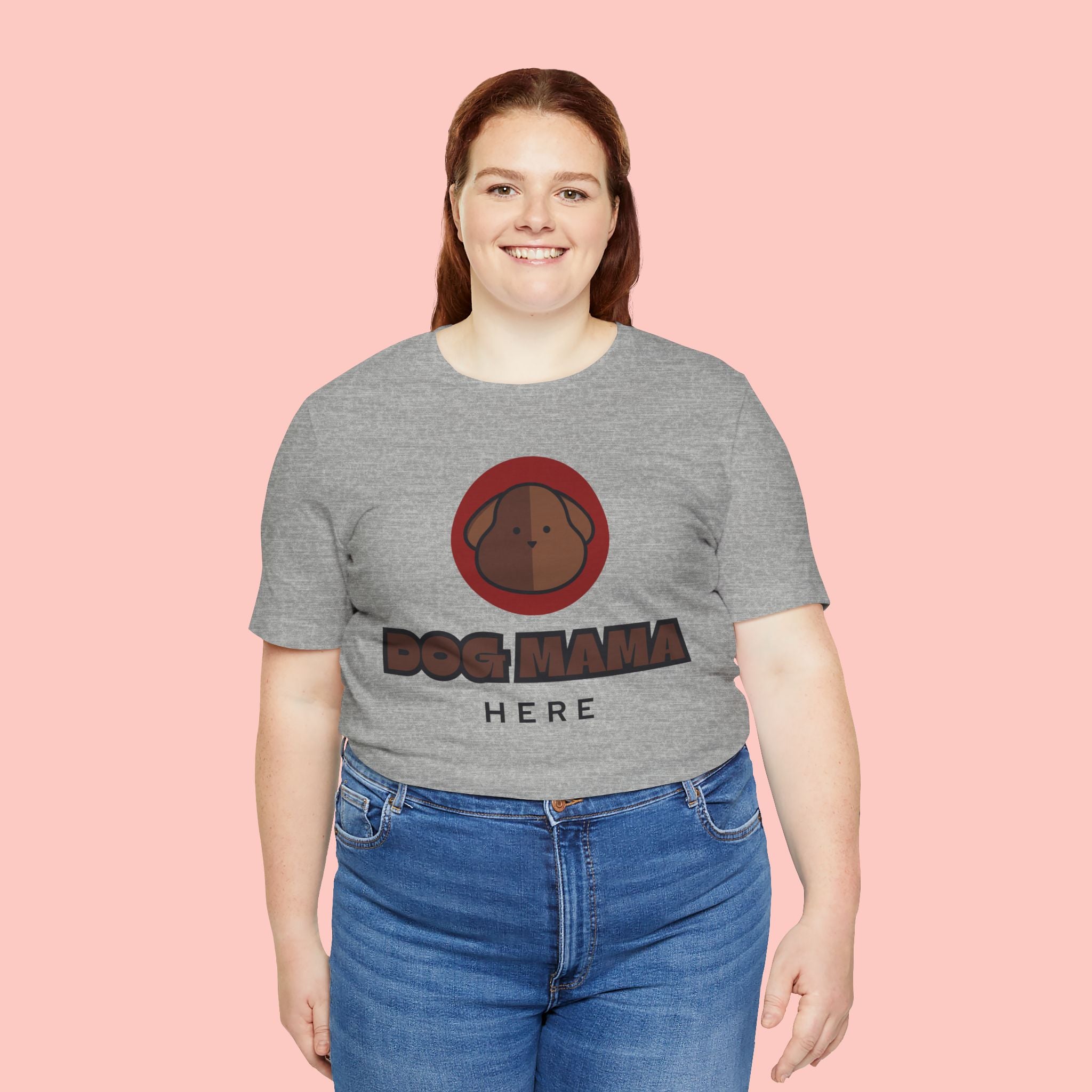 Dog Mama T-Shirt – Cute Brown Pup Graphic Tee