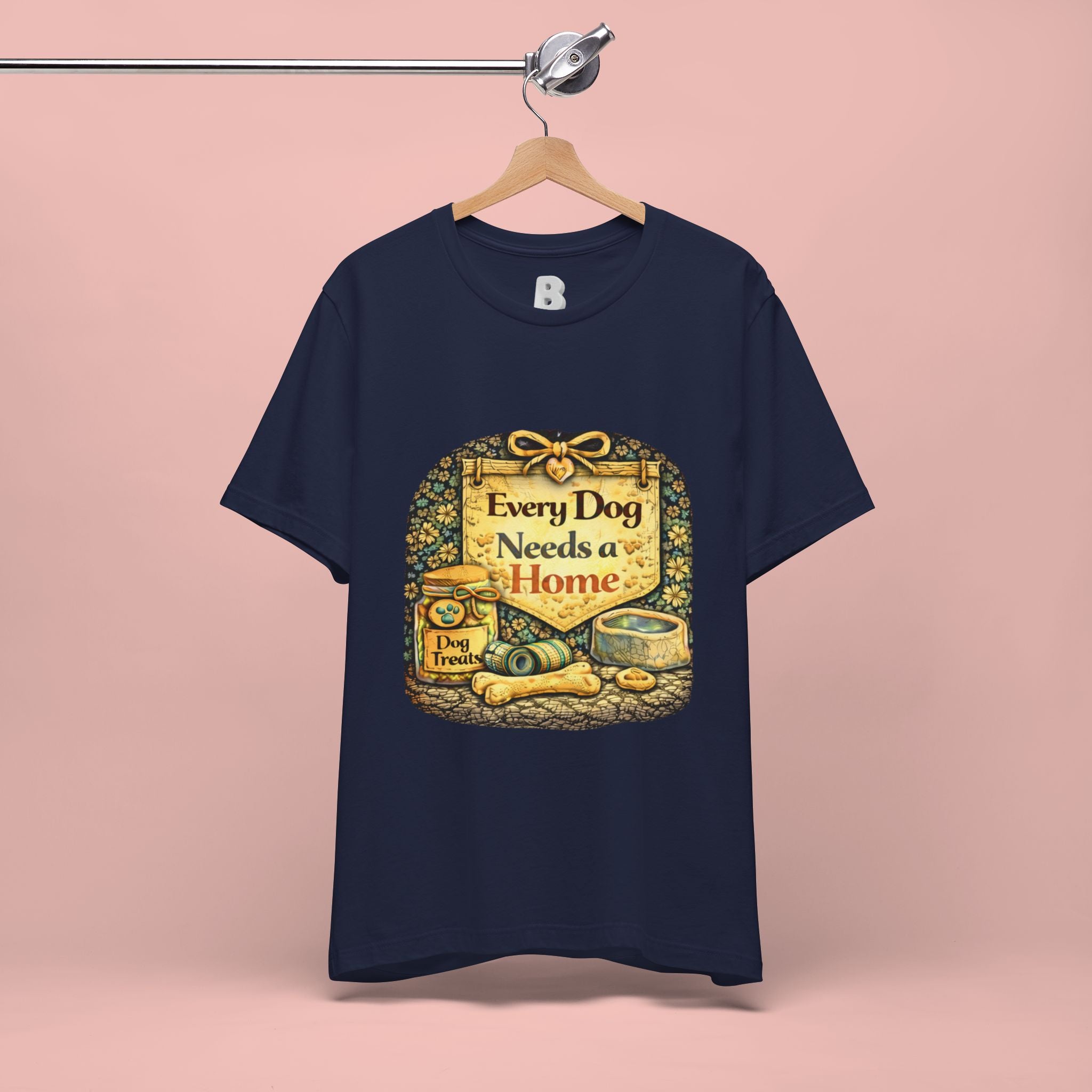 Dog Rescue Tee — "Every Dog Needs a Home" Shelter Support T-Shirt