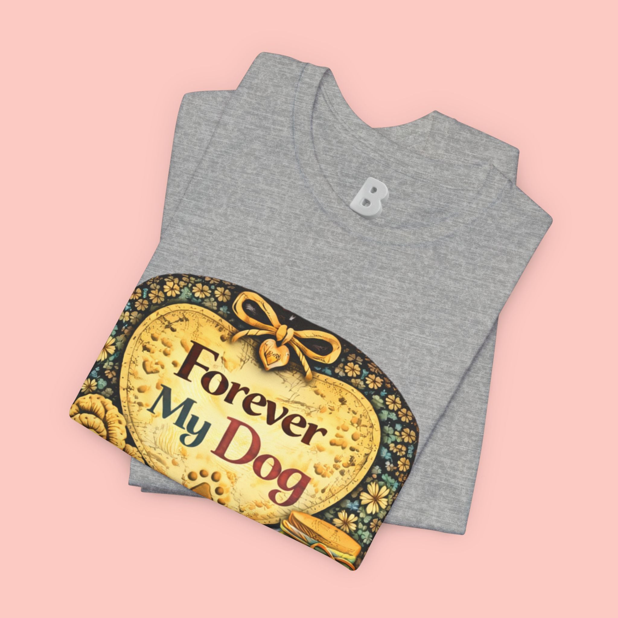 Dog T-Shirt — "Forever My Dog" Vintage Pet Lovers Tee