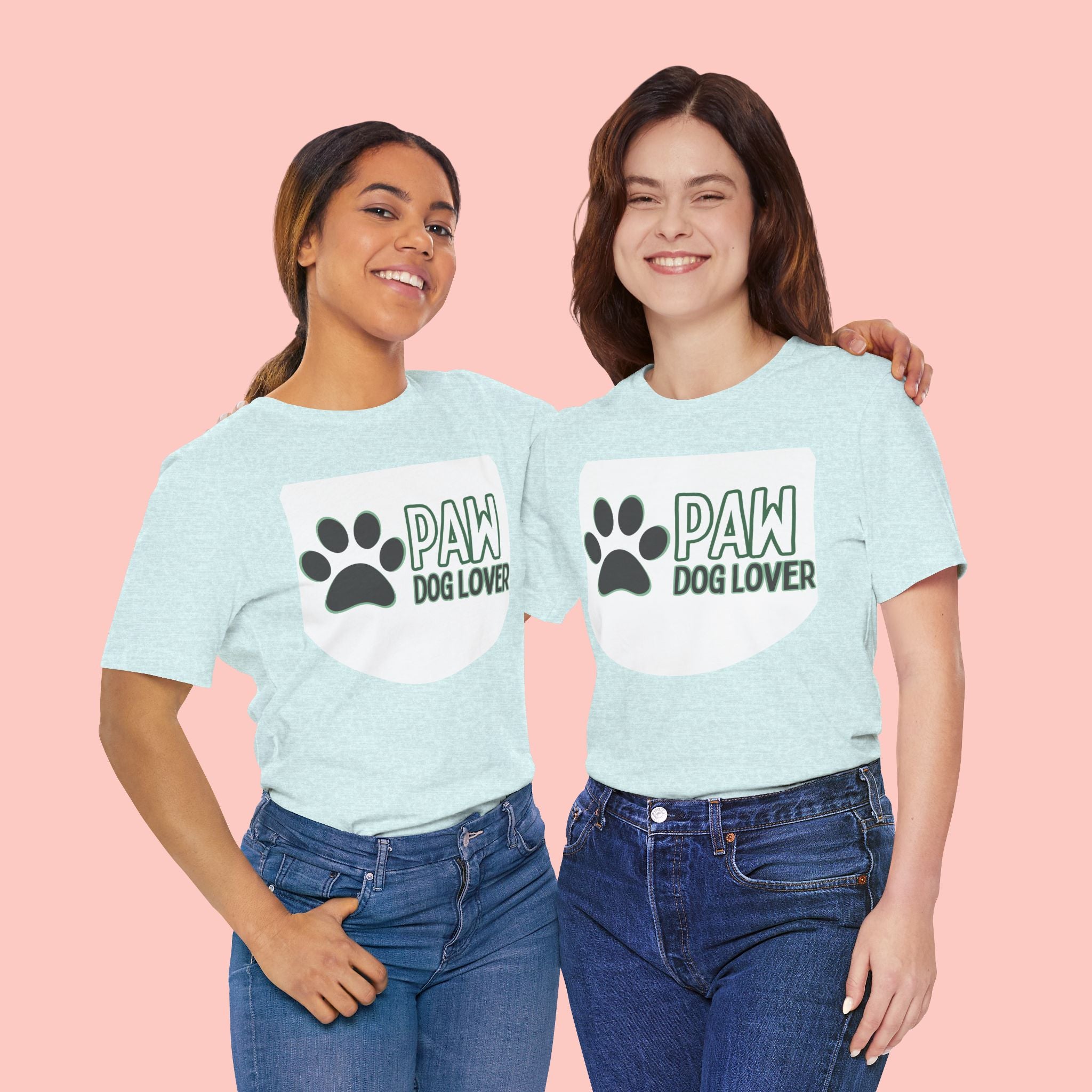 Paw Dog Lover T-Shirt — Cute Paw Print Tee for Dog Owners