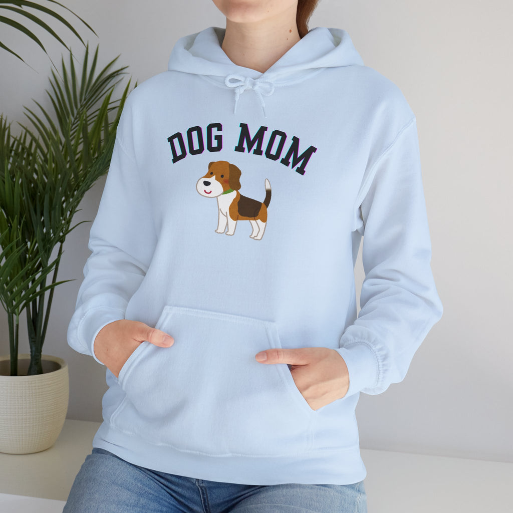 Dog Mom Hoodie — Cute Beagle Graphic Sweatshirt for Pet Lovers