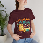 Dogs Make Me Happy T-Shirt
