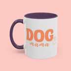 Dog Mama Coffee Mug — Cute Heart Accent Ceramic Mug (11/15 oz)