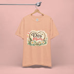 Dog Mom T-Shirt – Floral Heart Paw Design