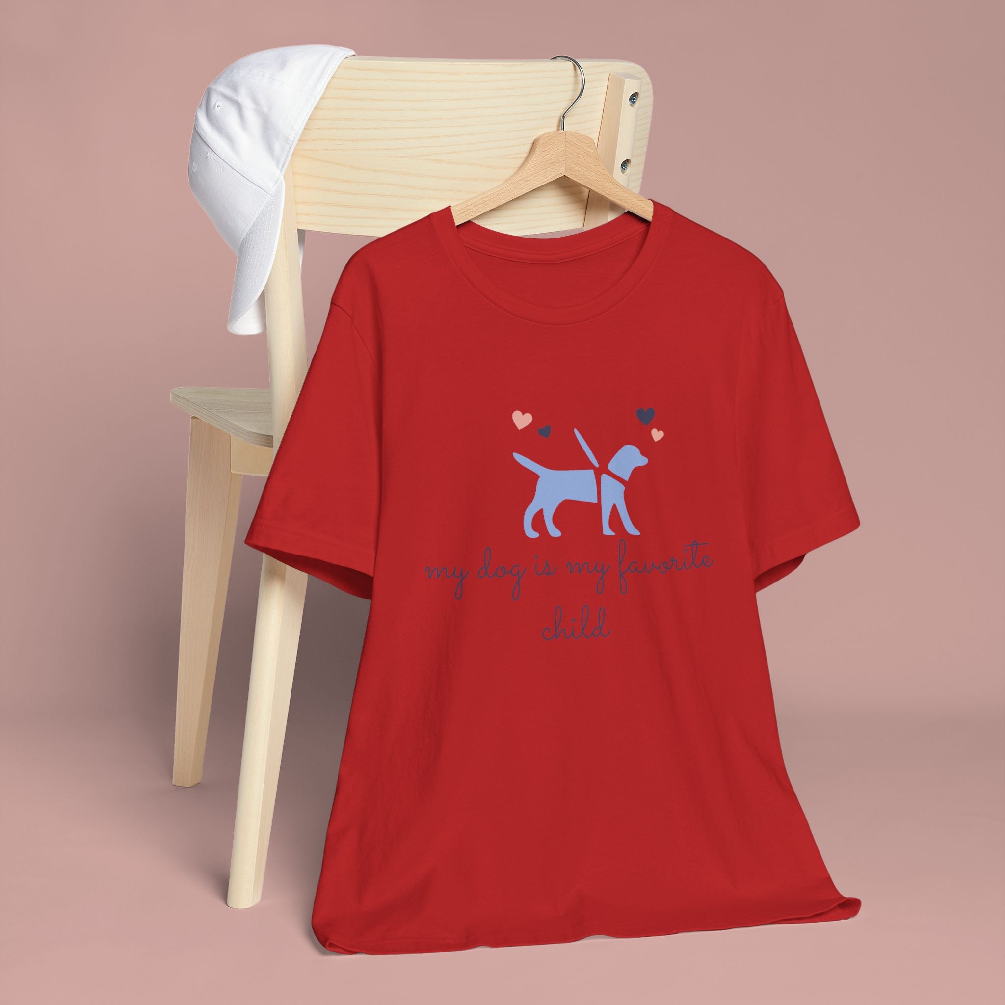 Dog Lover T‑Shirt — "My Dog Is My Favorite Child" Cute Puppy Graphic Tee