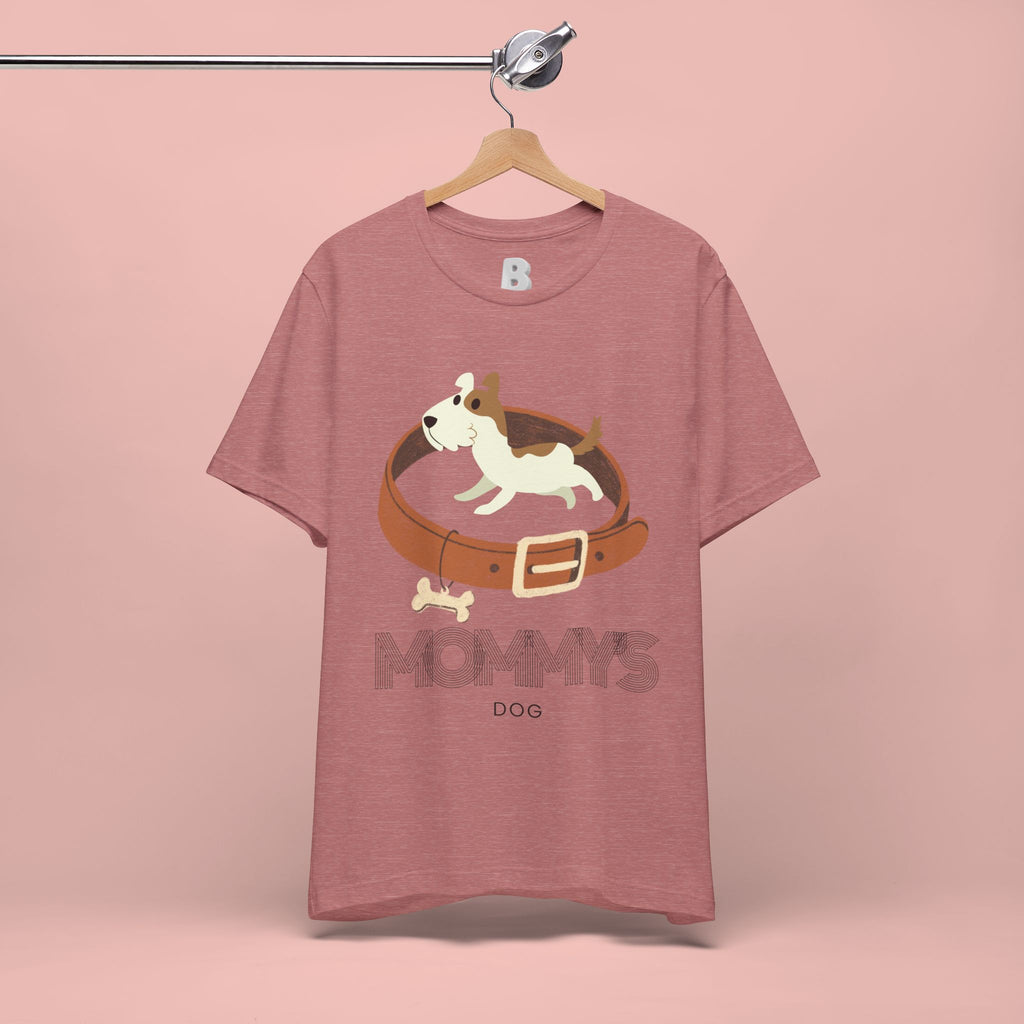 Mommy's Dog T-Shirt – Cute Puppy & Collar Graphic Tee for Dog Moms