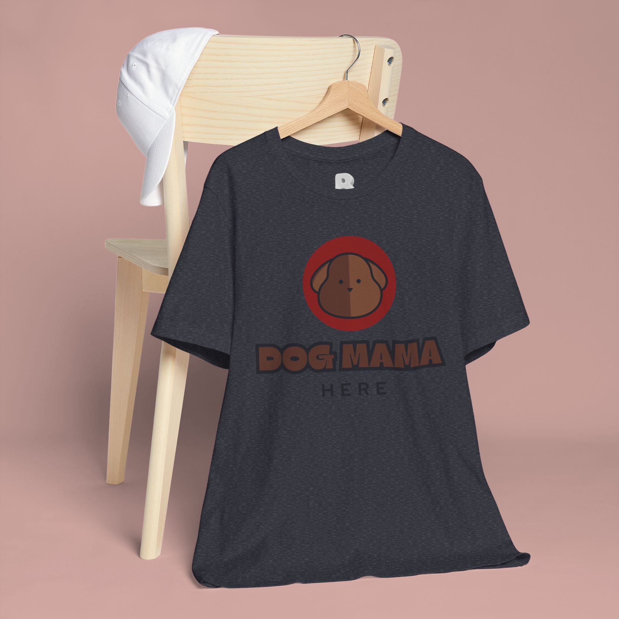 Dog Mama T-Shirt – Cute Brown Pup Graphic Tee