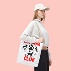 Dog Mom Club Tote Bag – Cute Paw Print Canvas Tote for Dog Lovers