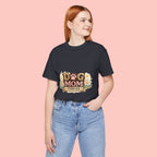 Dog Mom Forever T‑Shirt — Floral Paw Print Tee for Pet Lovers