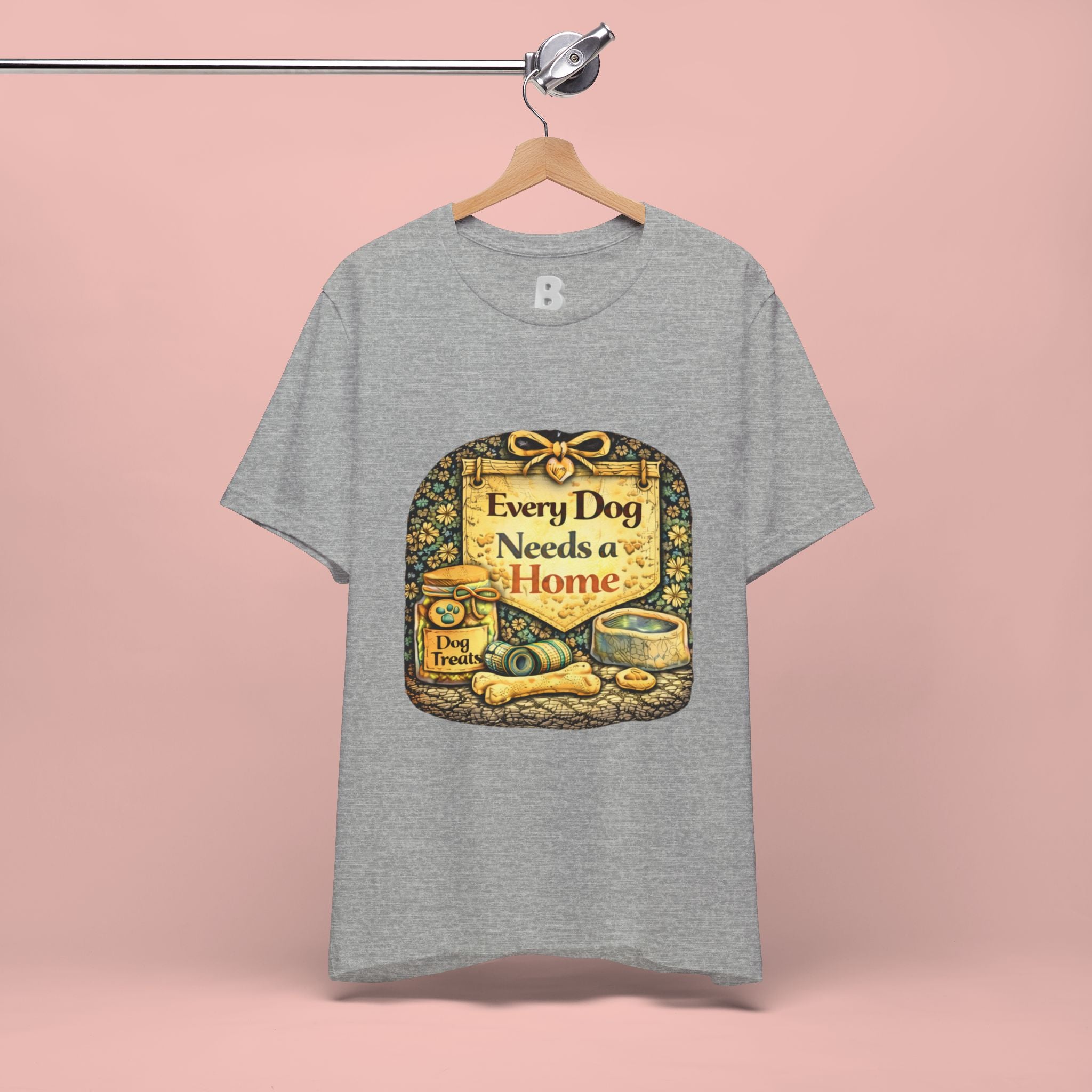Dog Rescue Tee — "Every Dog Needs a Home" Shelter Support T-Shirt