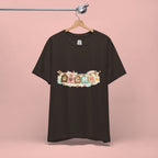 Pet Mom Banner Tee — Cute Paw Print "MOM" Graphic T-Shirt