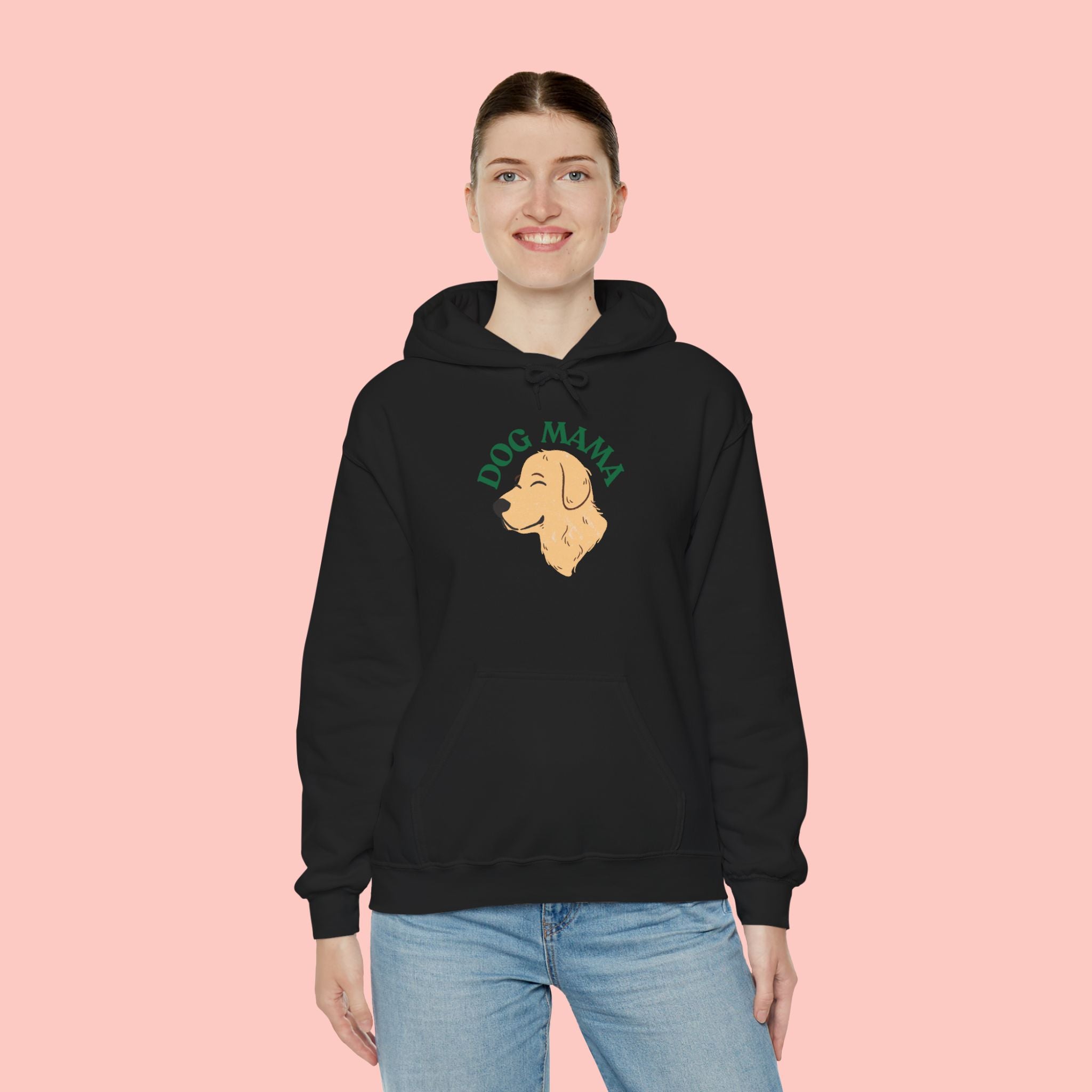Dog Mama Hoodie — Cute Golden Retriever Dog Mom Sweatshirt