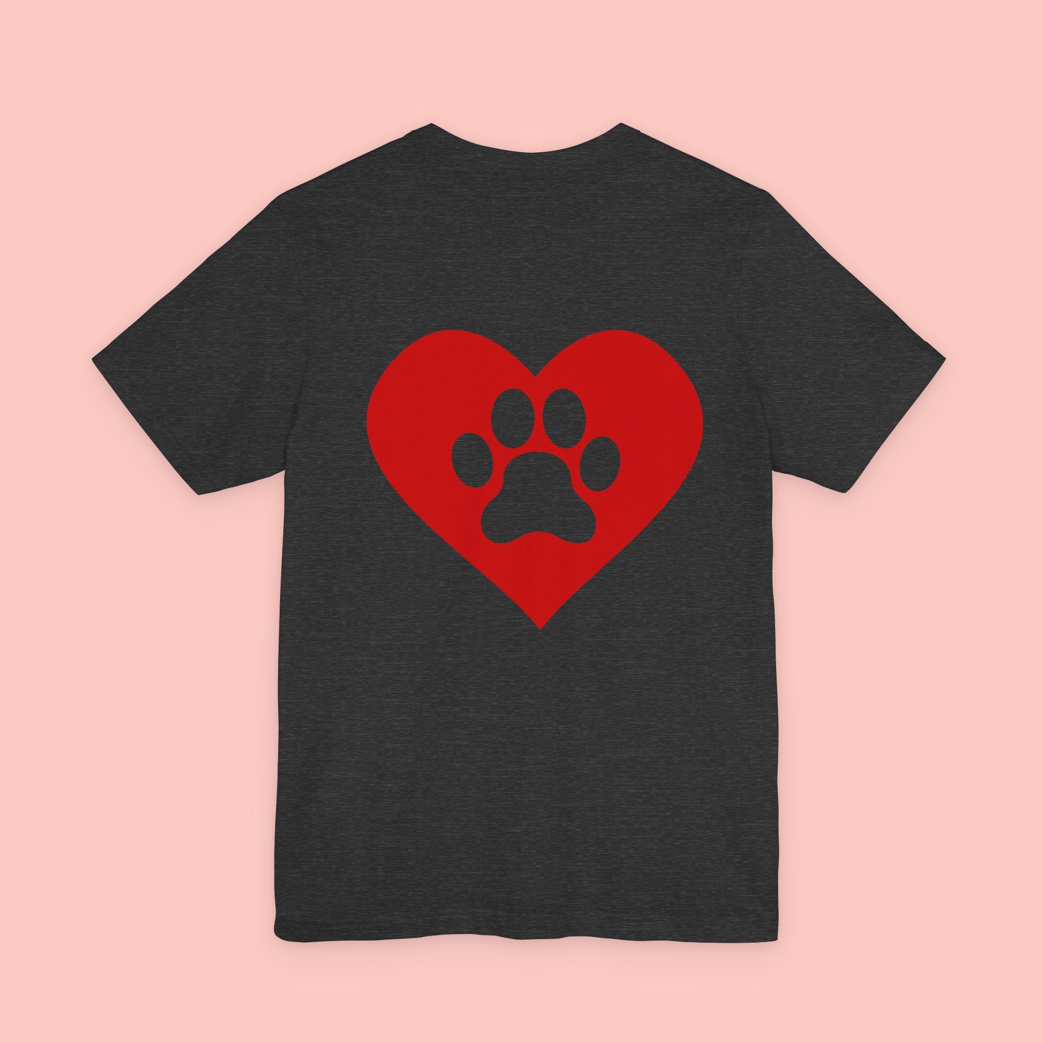 Pet Lover Heart Paw T-Shirt