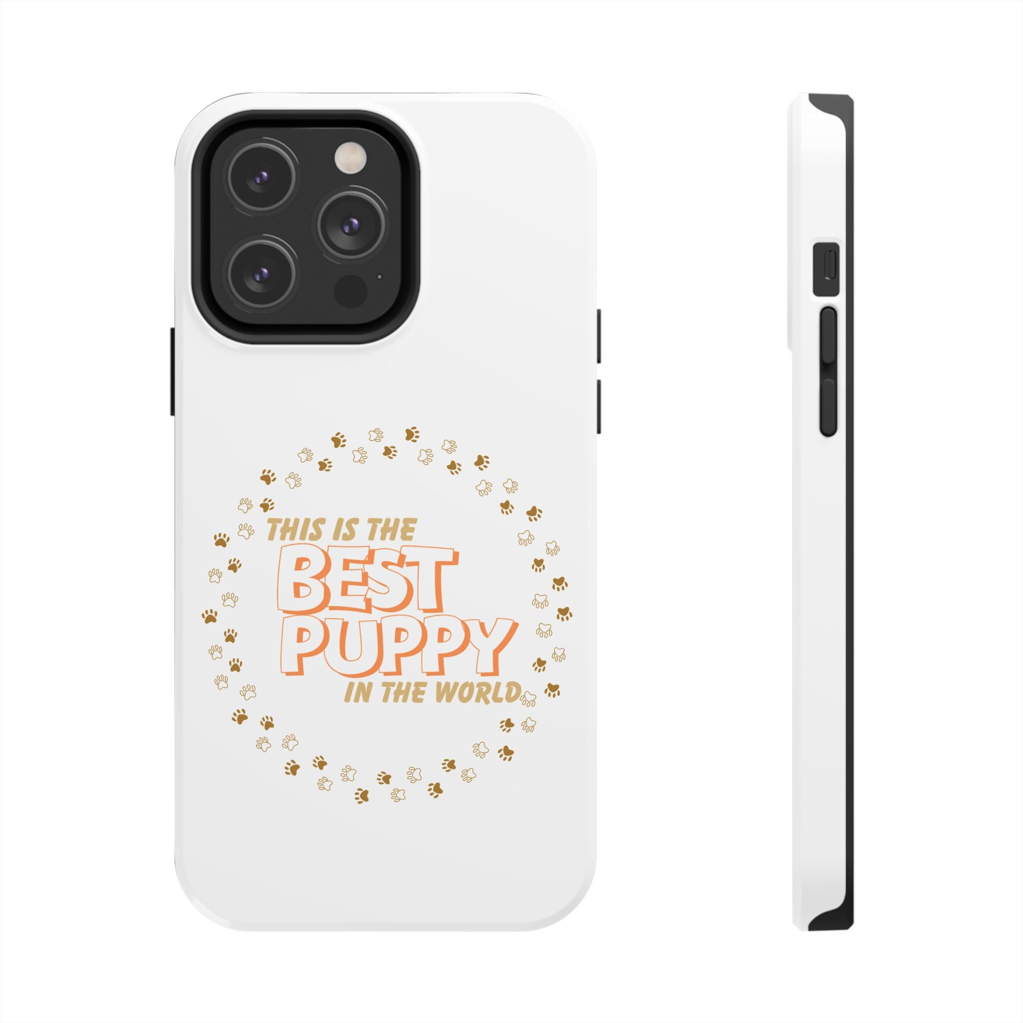 Best Puppy Phone Case — Cute Paw Print Tough Phone Case