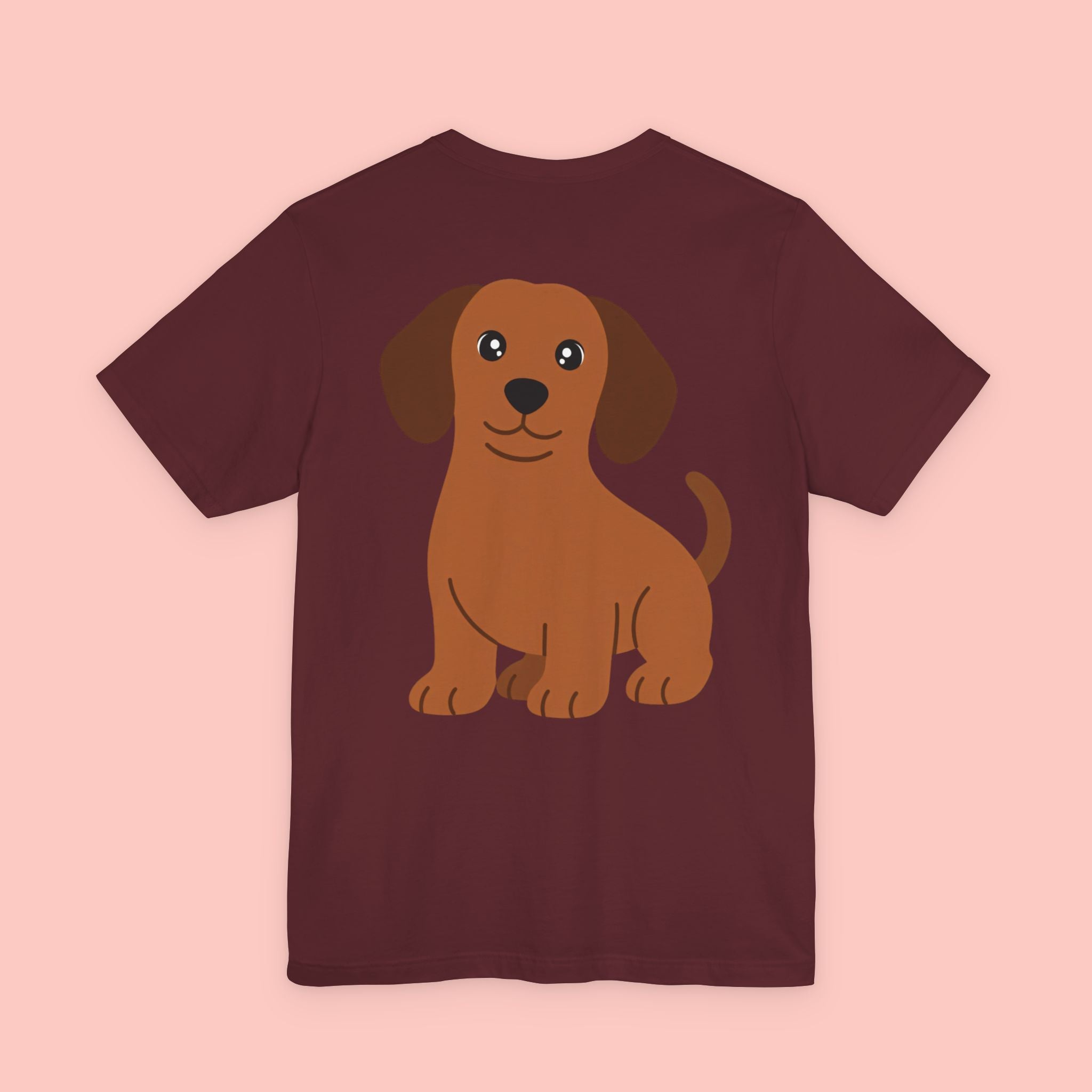 Dachshund Graphic Tee - Cute Brown Sausage Dog T-Shirt