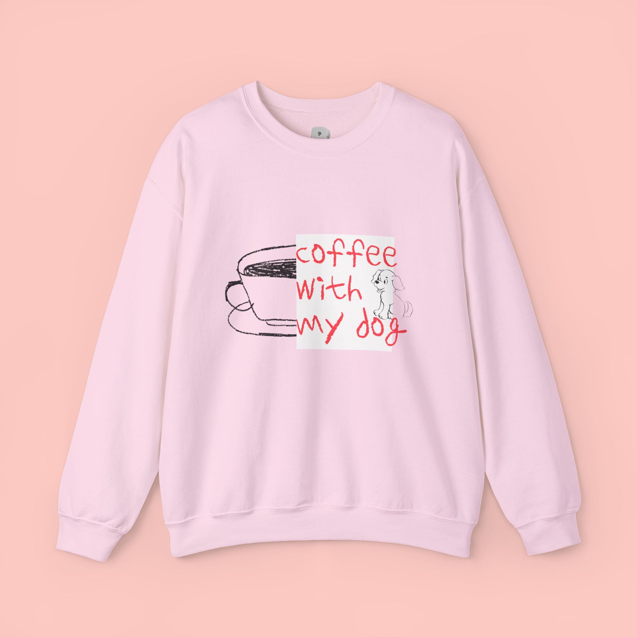 Coffee With My Dog Crewneck Sweatshirt