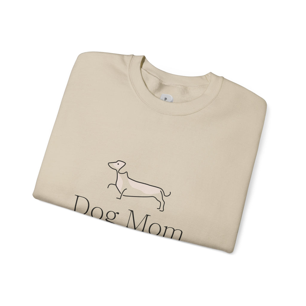 Dog Mom Crewneck Sweatshirt – "Dog Mom is a Lifestyle, Not Hobby" Cozy Pullover