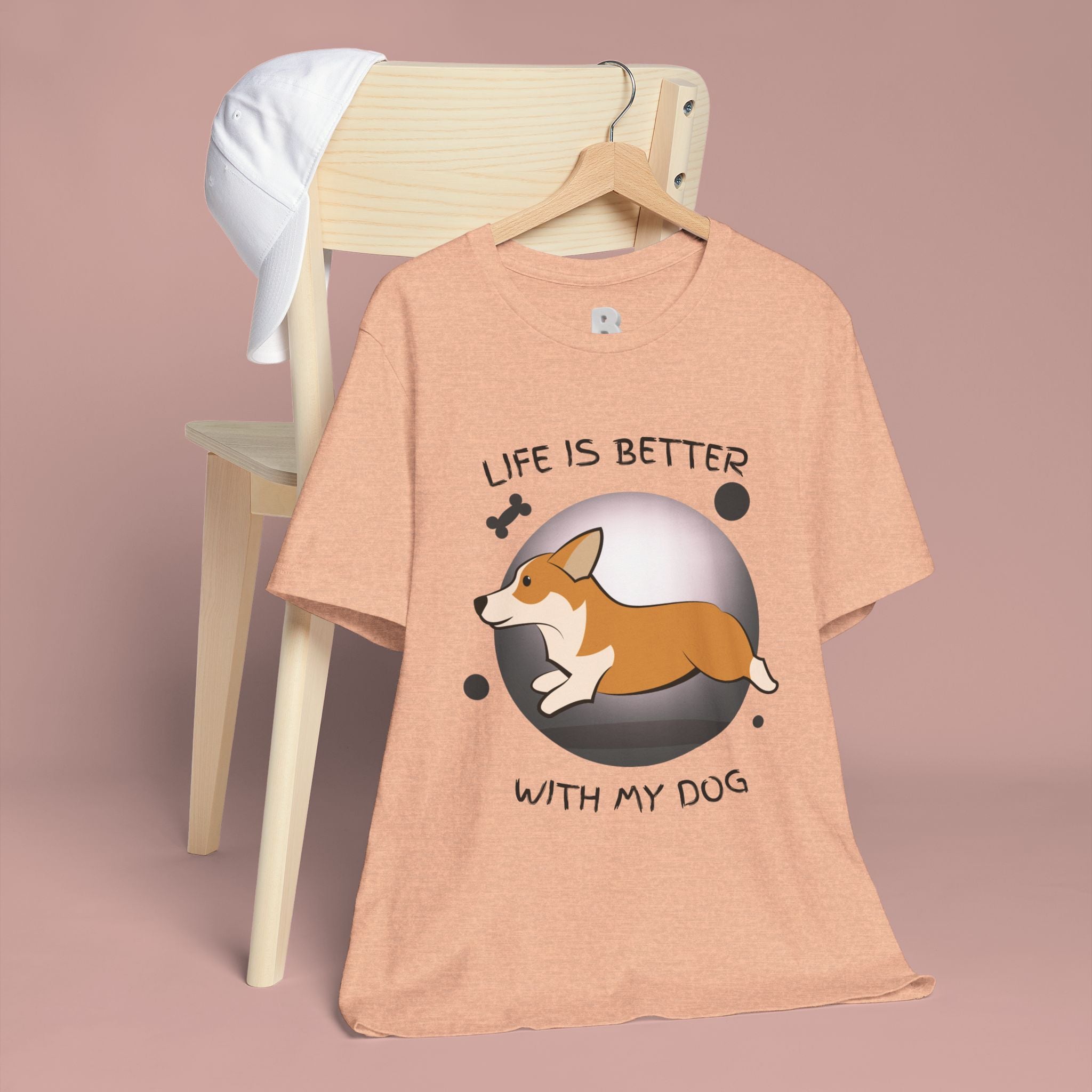 Life Is Better With My Dog Corgi T-Shirt