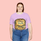 A Dog Is Family T-Shirt - Vintage Pet Lover Tee