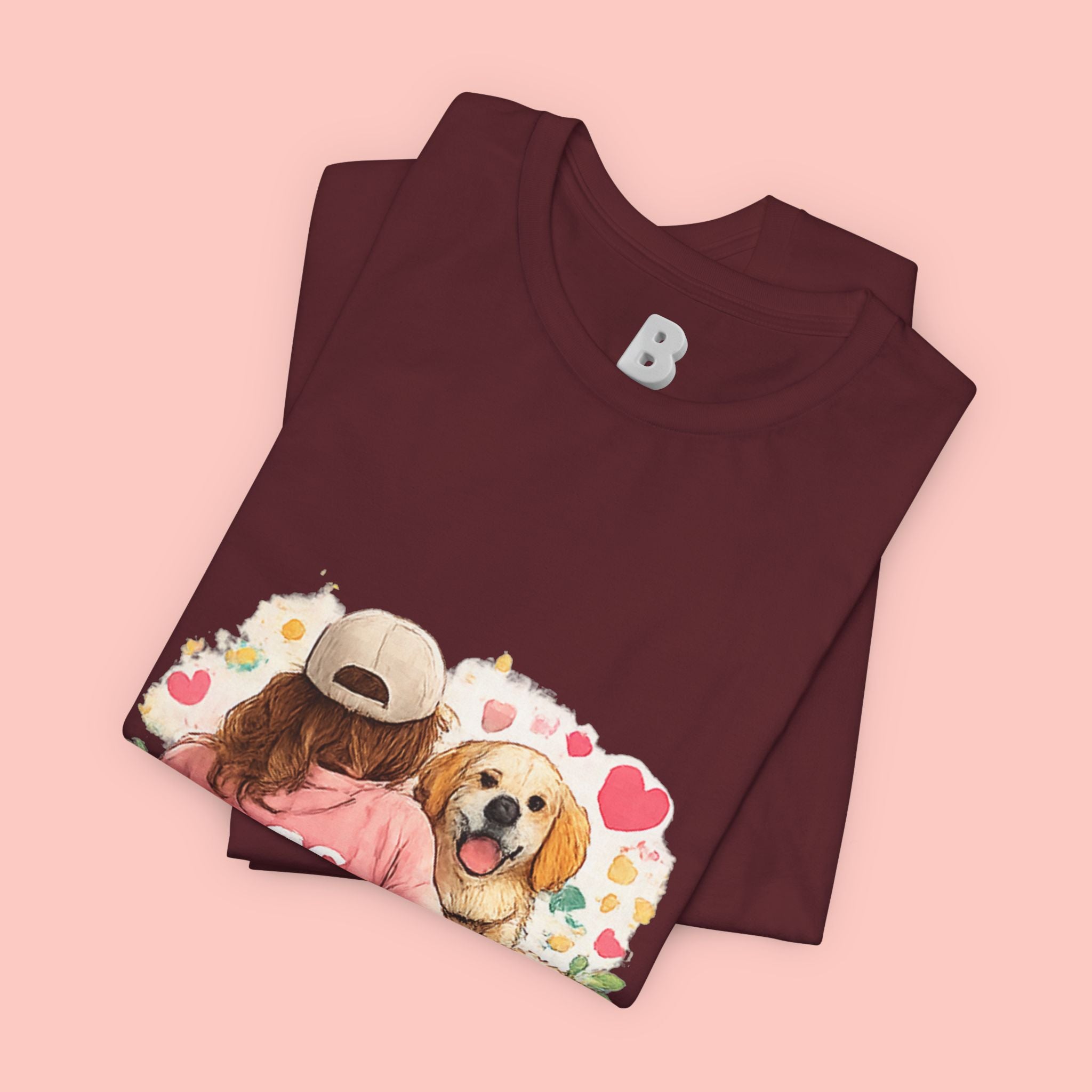 Dog Mom T-Shirt — Cute Floral Puppy Tee for Dog Lovers