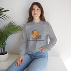 Crewneck Sweatshirt - Cute Puppy "Zoom Meeting Approved" Graphic