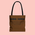 Dog Mom Tote Bag - 'Dog Mom' Printed Canvas Carryall, Gift for Dog Lovers