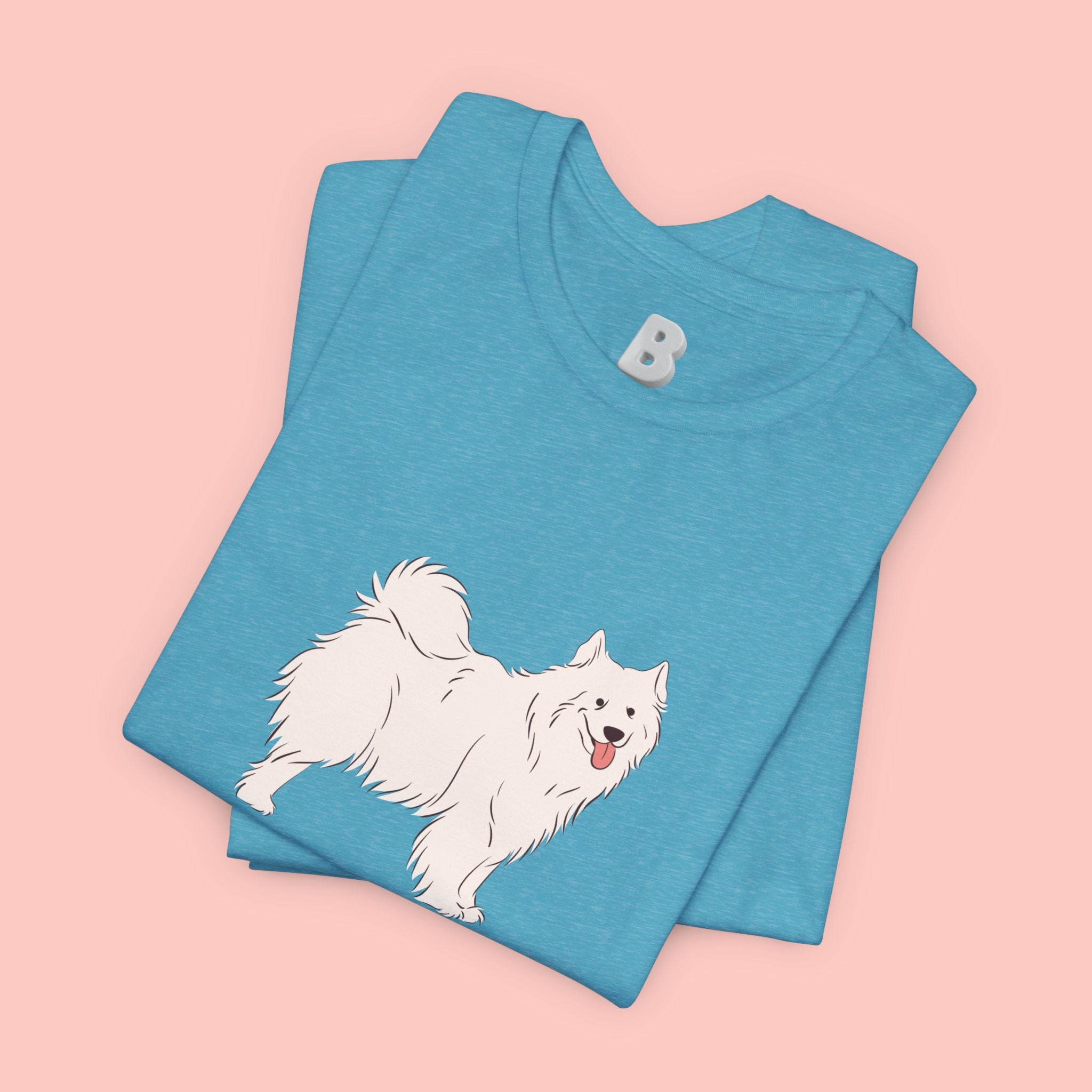 My Cute Paw Samoyed T‑Shirt — Cute Dog Graphic Tee for Pet Lovers