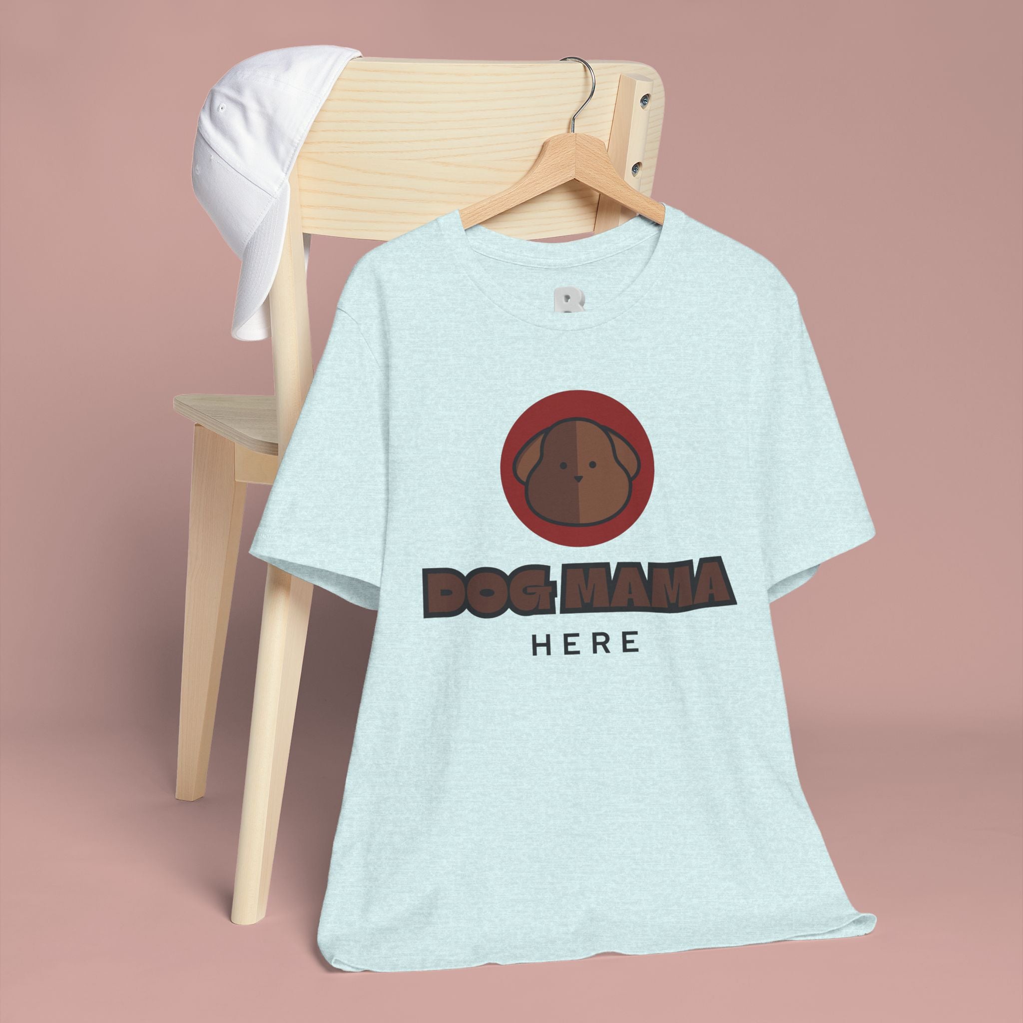 Dog Mama T-Shirt – Cute Brown Pup Graphic Tee