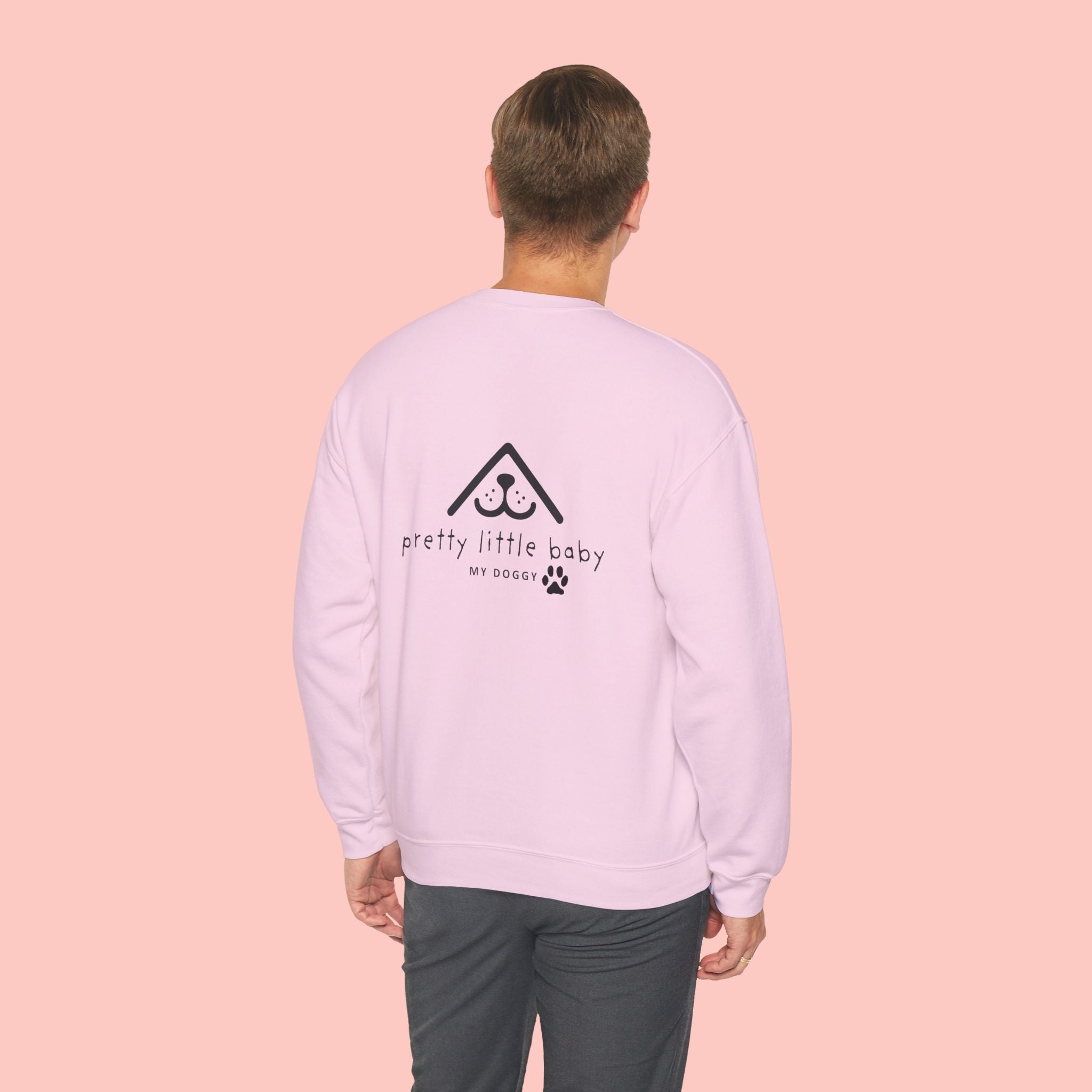 Crewneck Sweatshirt — "Pretty Little Baby" Puppy Face Design