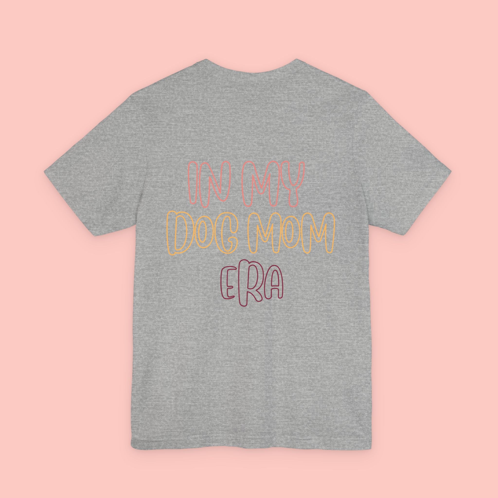 Dog Mom Tee — "In My Dog Mom Era" Cute Pastel Graphic T-Shirt