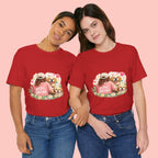 Dog Mom T-Shirt — Cute Floral Puppy Tee for Dog Lovers
