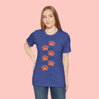 Dog Mom Paw Print T-Shirt — Cute Pet Lover Graphic Tee