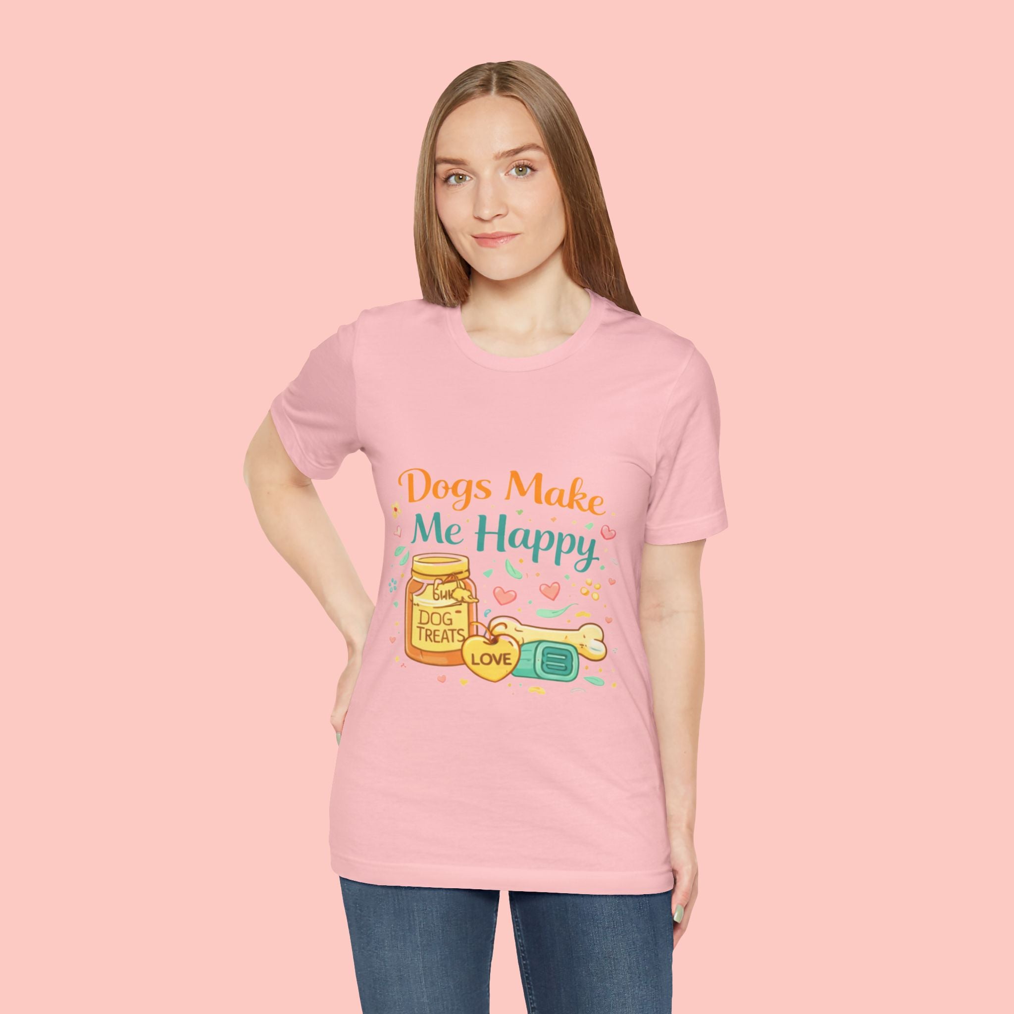 Dogs Make Me Happy T-Shirt