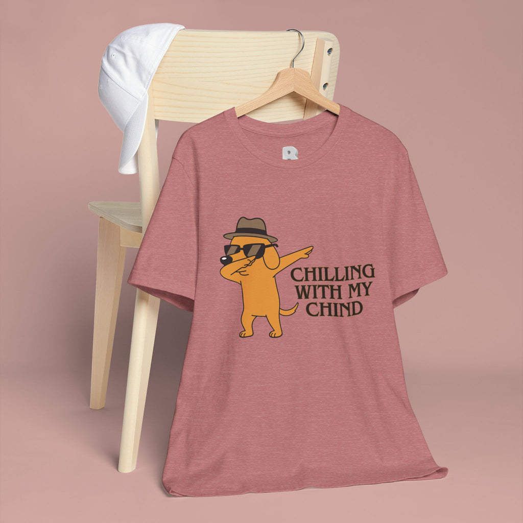 Chilling With My Chind T-Shirt — Funny Dabbing Cat Graphic Tee