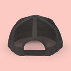 Dog Mom Trucker Cap — Rhinestone Lettering Snapback Hat