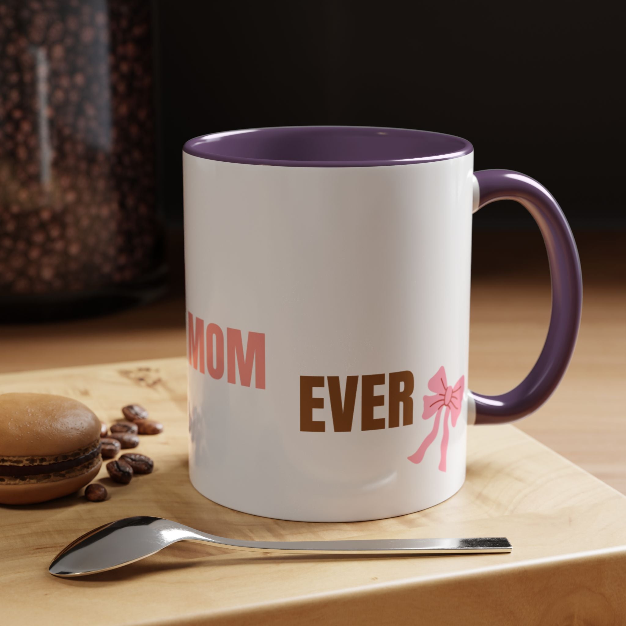 Dog Mom Coffee Mug — Best Dog Mom Ever Accent Ceramic Mug (11oz & 15oz)