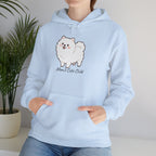 Pomeranian 'Mom's Little Child' Hoodie – Cute White Dog Graphic Pullover