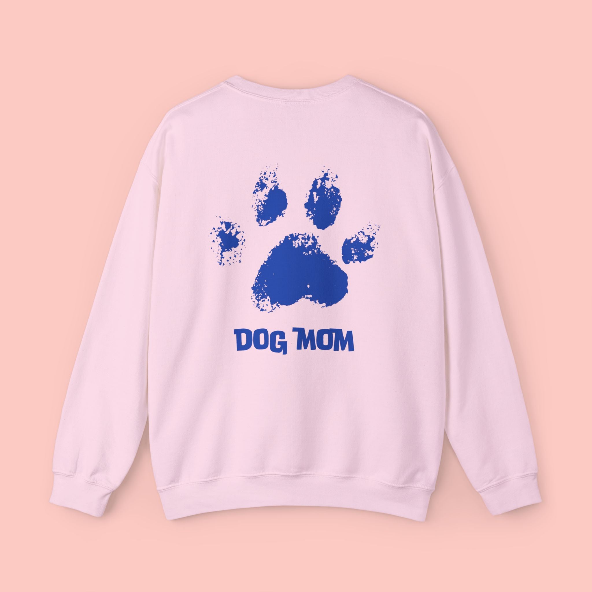 Dog Mom Crewneck Sweatshirt — Paw Print Graphic
