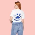 Dog Mom Paw Print T-Shirt