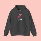 Kiss Your Dog Hoodie — Cute Heart & Dog Graphic Pullover