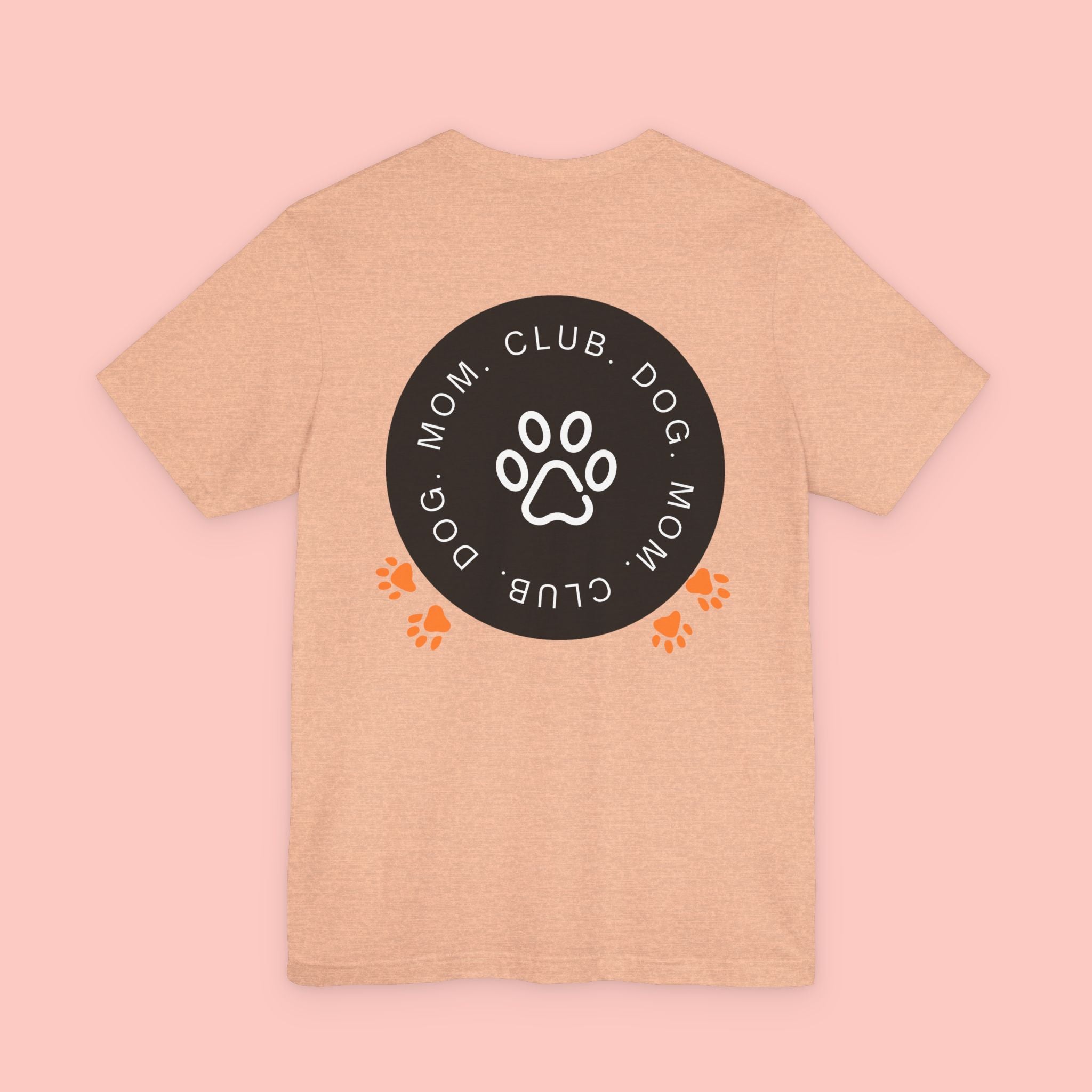 Dog Mom Club T-Shirt — Paw Print Graphic Tee for Pet Lovers