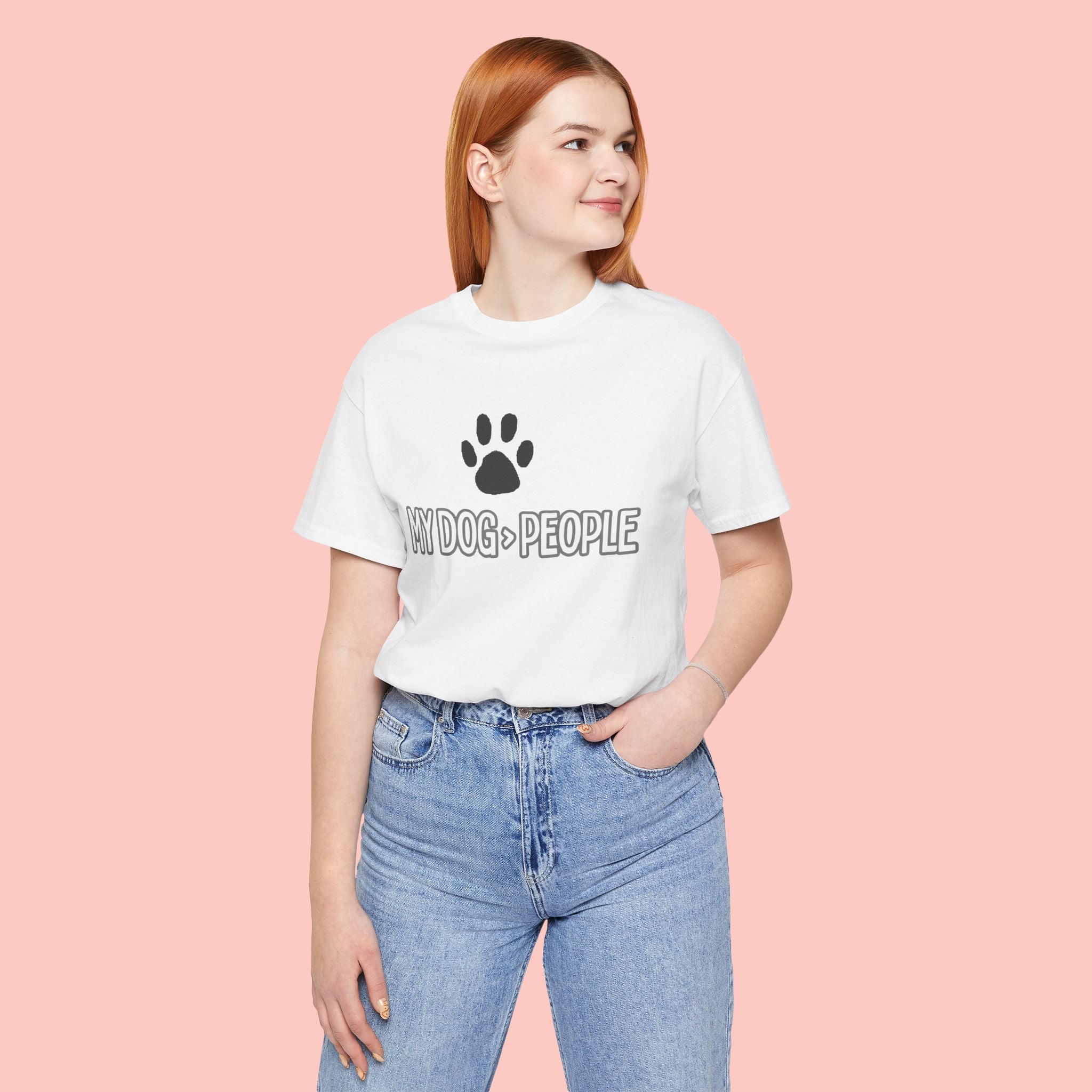 My Dog People T-Shirt — Dog Paw Graphic Tee for Dog Lovers