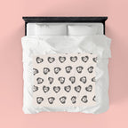 Paw Heart Velveteen Plush Blanket — Soft Cozy Pet Lover Throw