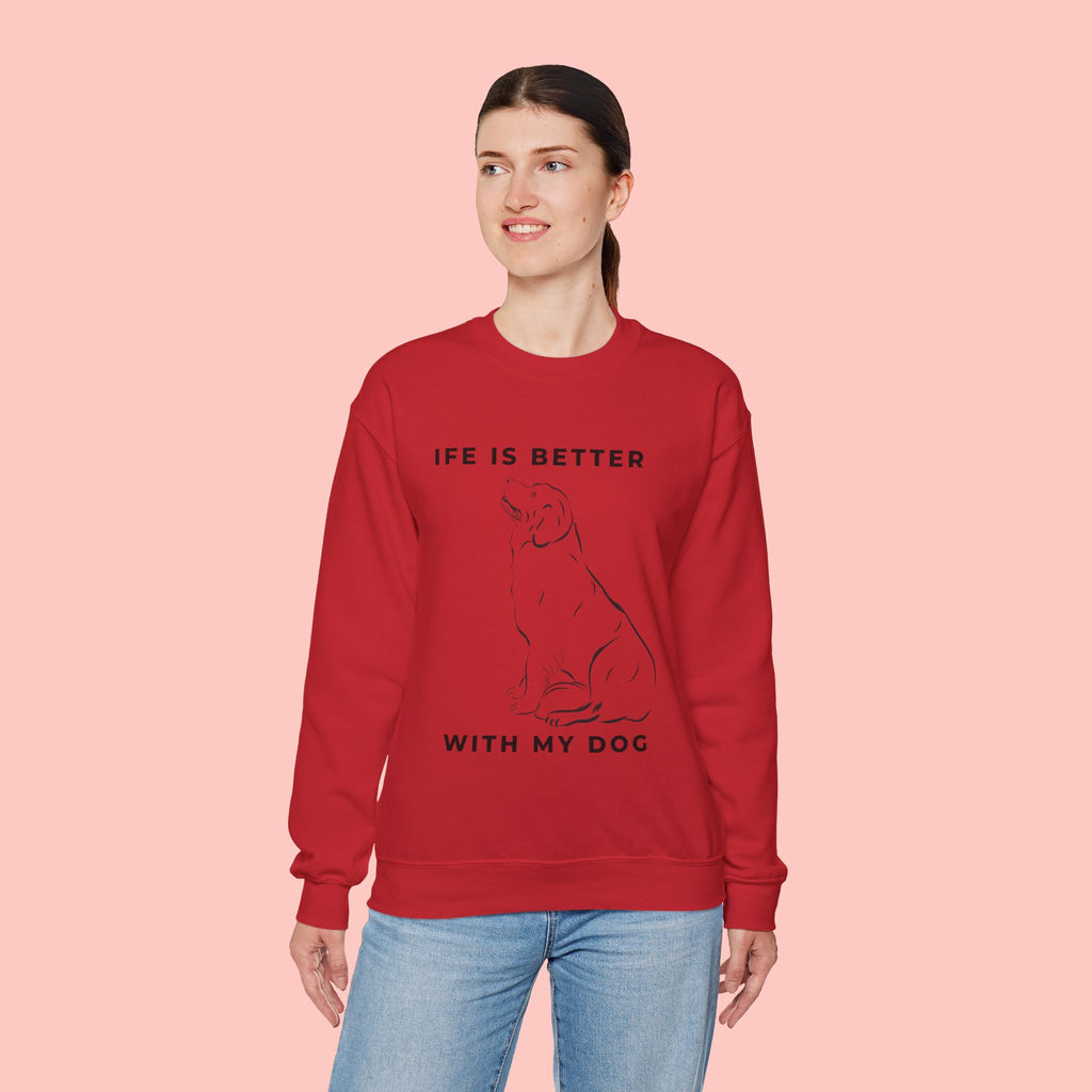 Dog Mom Sweatshirt – 'Dog Mom' Polaroid Graphic Crewneck