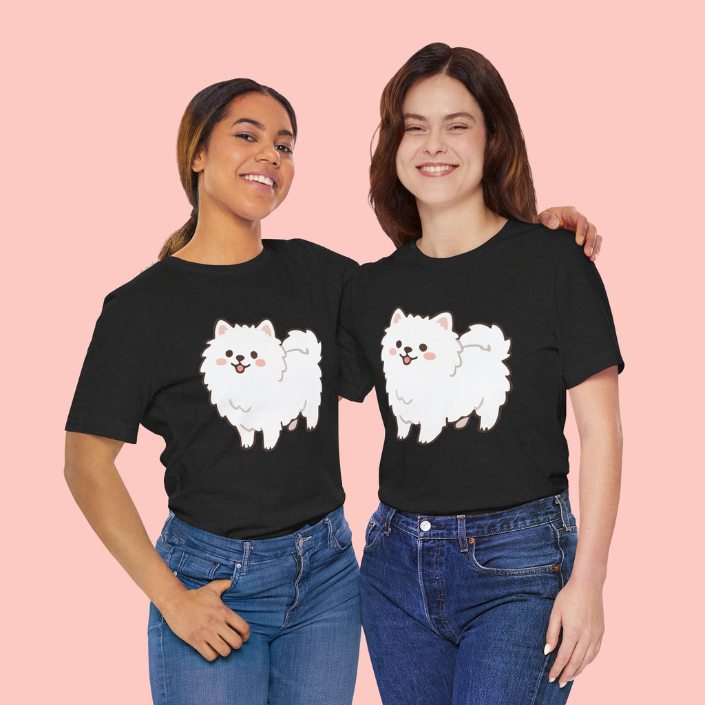 Cute Fluffy Pomeranian Tee — "Mom's Cute Child" Dog T-Shirt