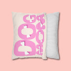 Spun Polyester Square Pillowcase