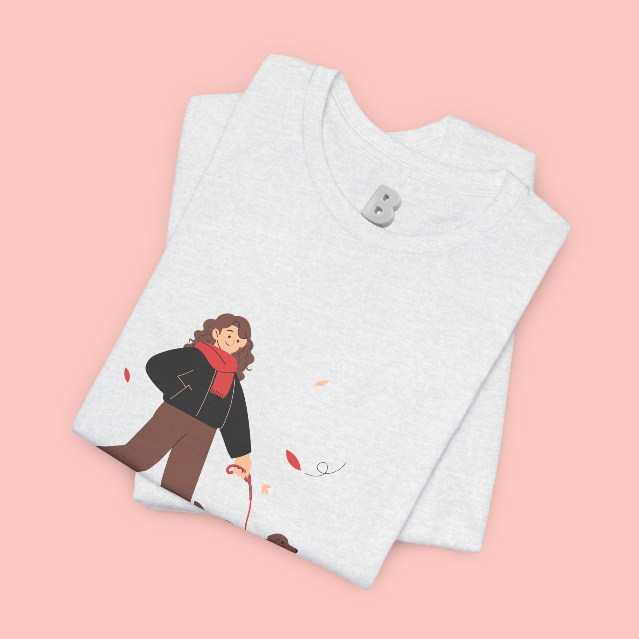 Walk With Your Dog Tee — Cute Dog Walking Graphic T-Shirt